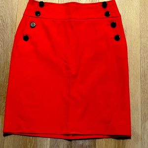 Red Loft Pencil Skirt size 8